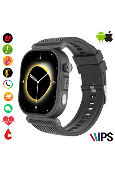 Zenark ® H10, IPS, Blood Sugar, ECG, HRV, Heart, Sleep, Stress, SpO2, Tempera...