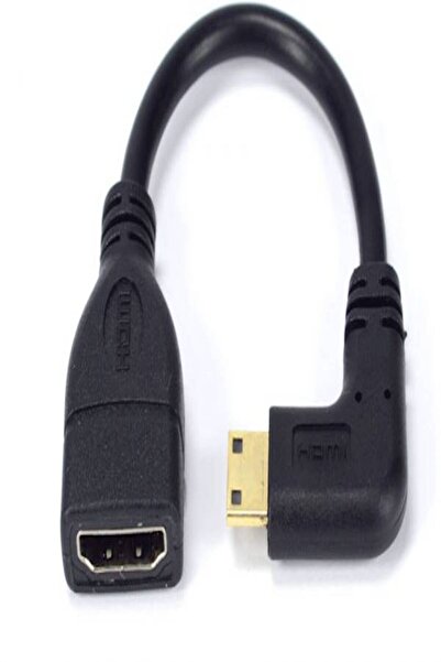 Generic Nanotek Left Angle Mini Hdmi Male To Standard Hdmi Female Cable Conve...