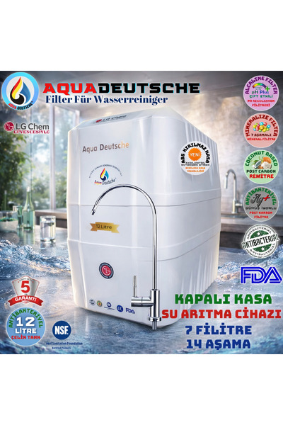 AQUA DEUTSCHE PLUS BYZ-SYH 12 LİTRE 7 FİLİTRE 14 AŞAMA SU ARITMA CİHAZI