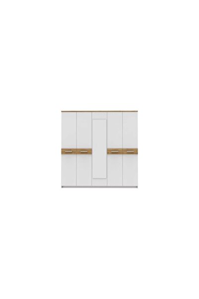 KONFOR Hillary 5 Kapaklı Dolap (210cm)