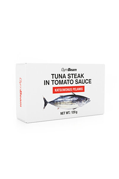 GymBeam Friptură de ton în sos de roșii, 120 g