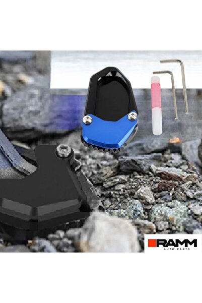 RAMM BMW Motorrad 1300 GS Alüminyum Durdurma Ayağı Genişleticisi - Mavi