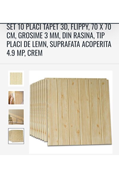 OEM Set of 10 3D self-adhesive wallpaper tiles with marble imitation