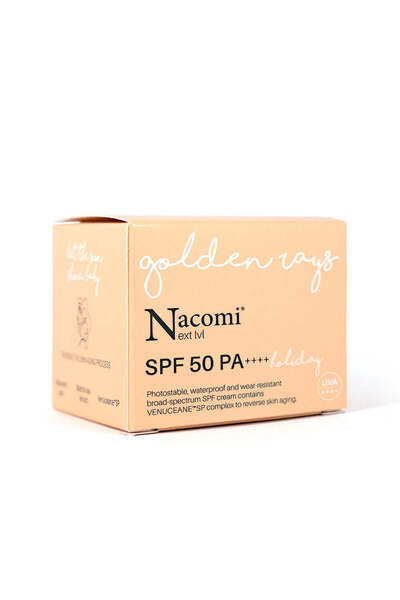 Nacomi كريم نهاري للوجه مقاوم للماء ومضاد للشيخوخة من جولدن رايز هوليداي، بعا...