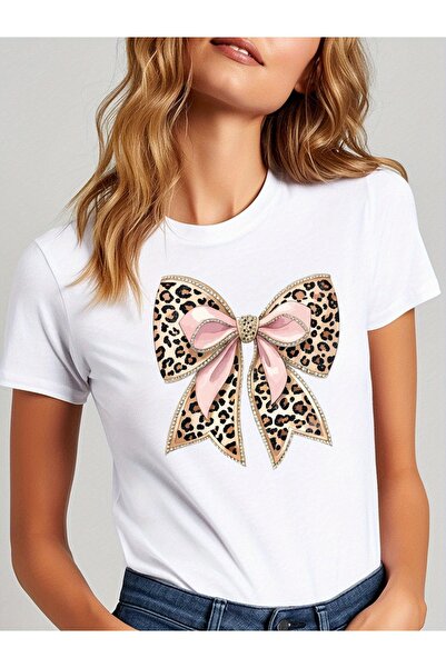 trendypassion Tricou unisex cu design imprimat cu panglică