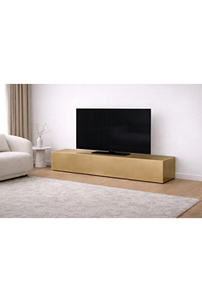 alkametal Paslanmaz Tv ünitesi 160cm x 35 cm