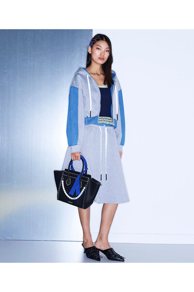 Twist ÇİFT PARÇA GÖRÜNÜM SCUBA ETEK