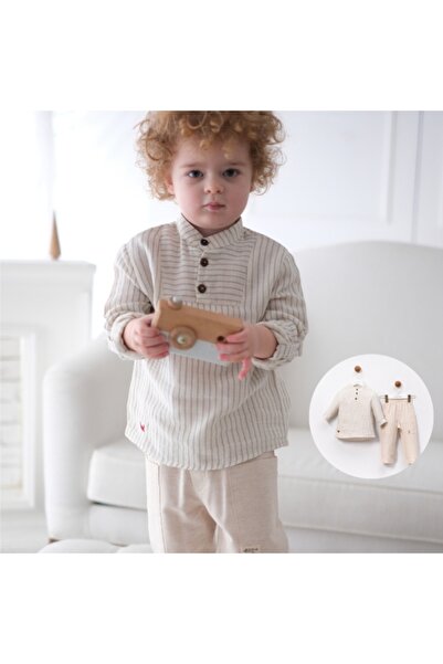 Coolimino Striped Boys' Two-Piece Suit