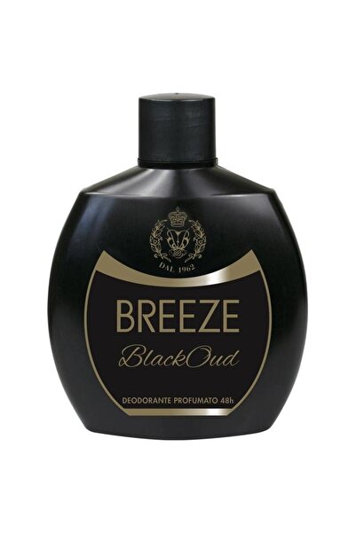 Breeze Squeeze Deodorant, Men, Oud Wood, 100 ml