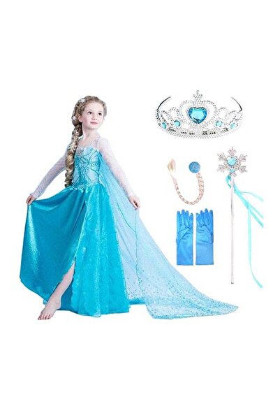 Generic Snow Queen Dress 140cm