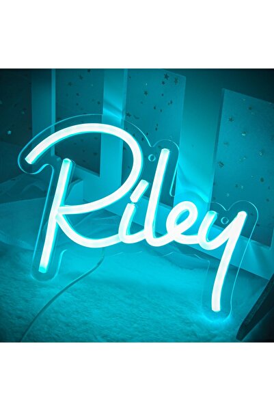 Slasa Custom Name Neon Sign 14–20 inch Personalized LED Wall Light for Bedroo...