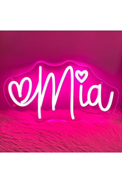 Slasa لوحة نيون تحمل اسمًا مخصصًا، مقاس 14-20 بوصة، مصباح جداري LED شخصي لغرف...