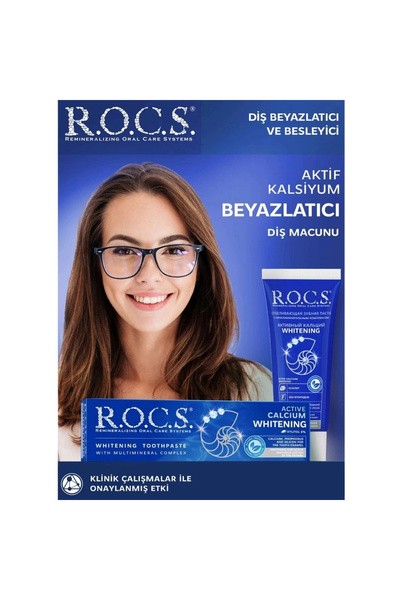 R.O.C.S. R.O.C.S Anne & Çocuk Diş Bakım Seti – Aktif Kalsiyum & Meyve Külahı (3-7 Yaş)