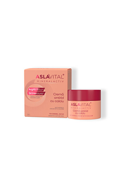 GEROVITAL Aslavital Mineralactiv Cremă cu Calciu pentru Ten Sensibil și Matur...