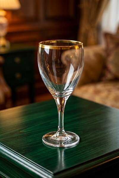 DECOSTYLE Extra Gold 44876 Glass Paşabahçe Glass 6 Pieces 400 Cc