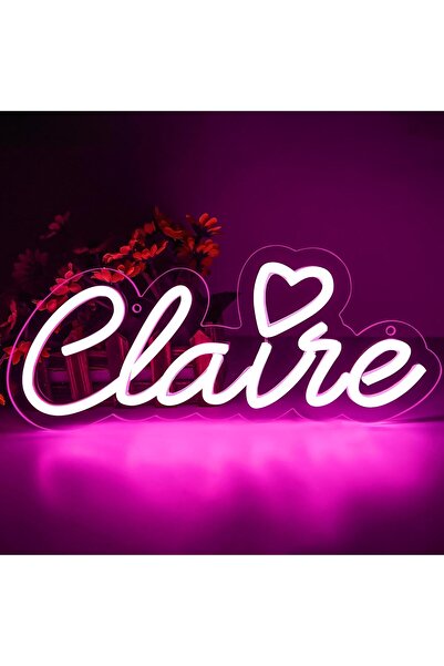 Slasa Custom Name Neon Sign 14–20 inch Personalized LED Wall Light for Bedroo...