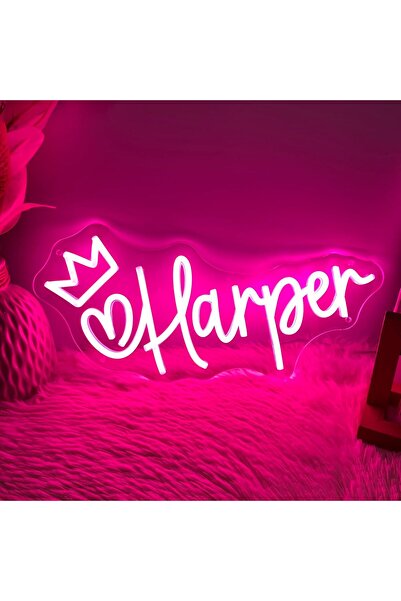Slasa لوحة نيون تحمل اسمًا مخصصًا، مقاس 14-20 بوصة، مصباح جداري LED شخصي لغرف...
