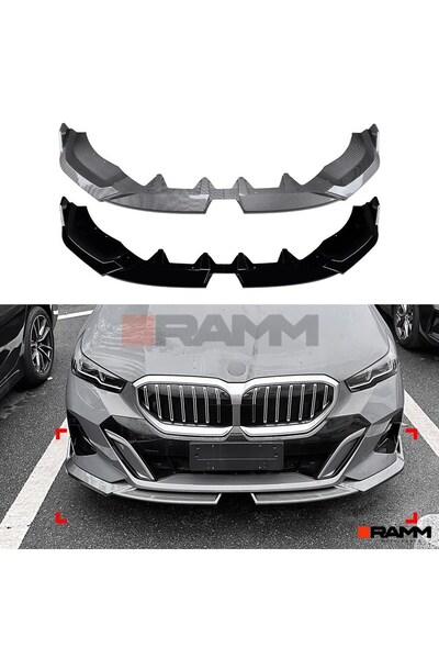 RAMM BMW G60 G61 MP Ön Tampon Lipi Parlak Siyah