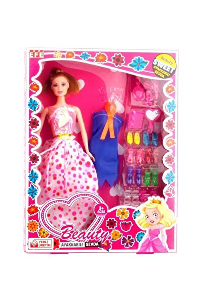 çınaroğlu avm Yedek Ayakkabılı-Elbiseli Kutulu Bebek