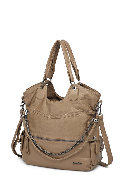 Solo Bag Geantă crossbody elegantă din piele moale, cu mai multe compartiment...