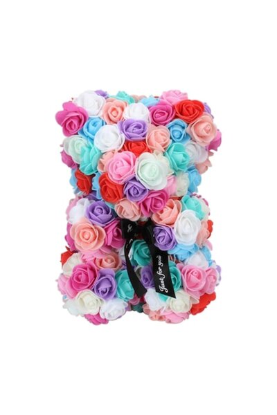 OEM Ursuleț de pluș floral multicolor