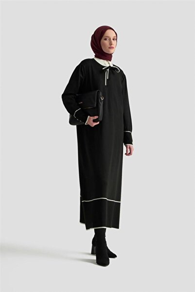 Armine Scarf Knitwear Dress 25Ktd955 Black