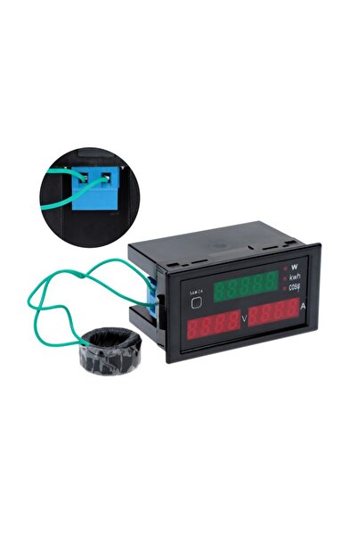 OEM Contor de panou, Voltmetru/Ampermetru/Wattmetru, AC, 80 V-300 V - 0 A-100 A