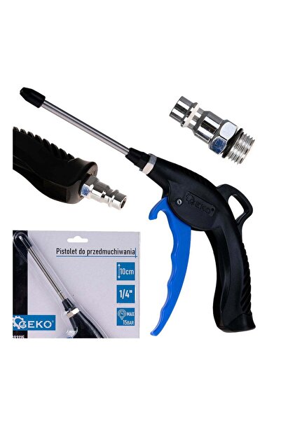 GEKO PISTOL DE AER COMPRIMAT CU DUZA DE 10CM SI CUPLA RACORD RAPID 1/4" -