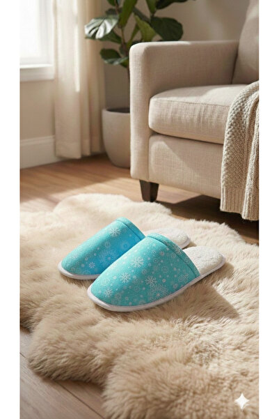 Serena Women's fluffy slippers with Printed - comfortable and warm