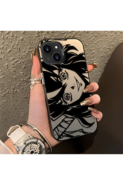 CASEVIBE iPhone 15 Plus/14 Plus Uyumlu Kartun Anime Desenli Darp Önleyici Tel...