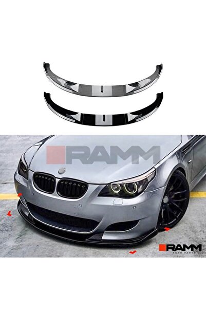 RAMM BMW E60 E61 M5 Ön Lip - Parlak Karbon