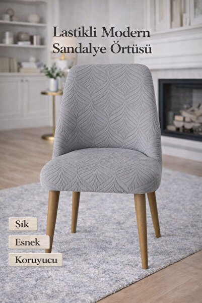 coverbox OVAL Sandalye Kılıfı Büyük oval Likralı Yıkanabilir Streç Lastikli S...