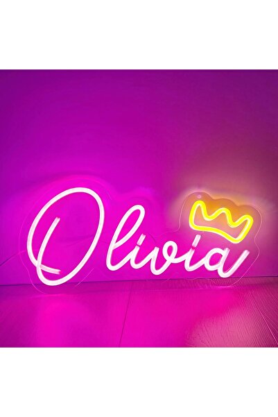 Slasa لوحة نيون تحمل اسمًا مخصصًا، مقاس 14-20 بوصة، مصباح جداري LED شخصي لغرف...