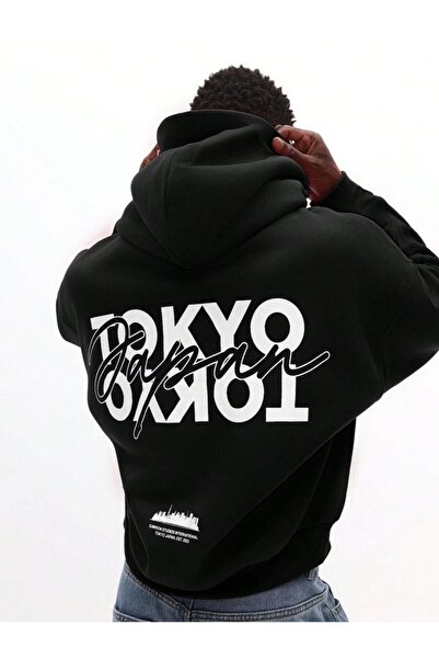 ship master Unisex Tokyo Japan Printed Hooded Sweatshirt 100% Cotton 3 Thread...