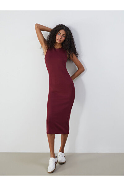 LC Waikiki Peak New Season Crew Neck Bodycon Dress