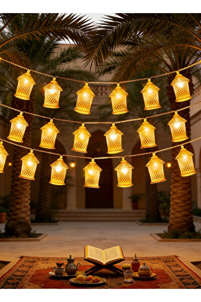 Pomefar Ramadan Lights, 20 LED Fairy Lights, 10Ft Battery Powered Lights for ...