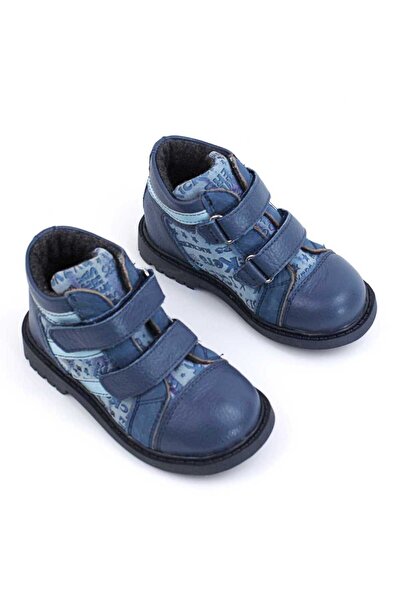 tino Children's sports shoes, made of natural leather 3237-BLUE/BLEU/15