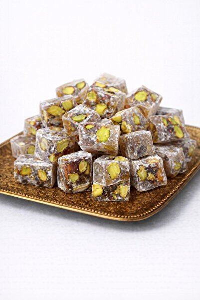 ARTUKBEY Double Roasted Powdered Pistachio Turkish Delight 500 Gr