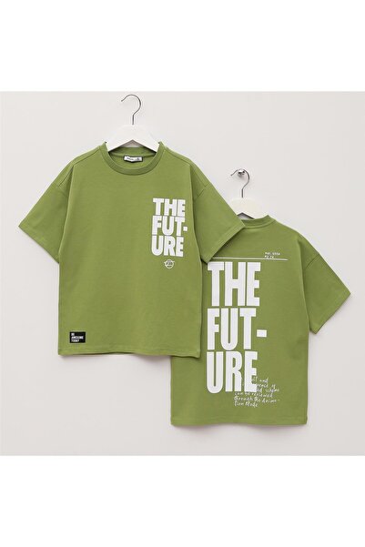 WANEX Tricou cu mânecă scurtă pentru băieți - 17154 - Verde învățătoare