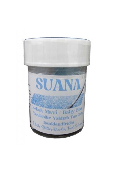 TATLI GÜNLER Yenilebilir Simli Gıda Boyası Bebek Mavisi 5 gr Pasta Kek Tatlı ...