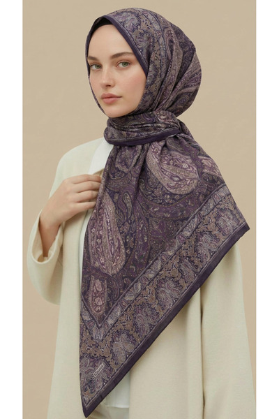 Karaca Eşarp Ethnic Pattern 120*120 cm Cotton Scarf