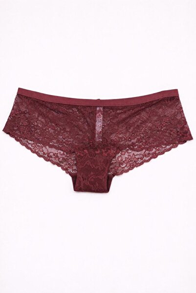SCM LINGERIE Women's Lace Elastic Waist Panties