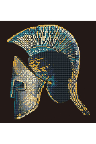 diamond dotz Tablou cu diamante - Simbol spartan, 44 x 41 cm