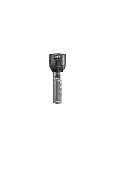 Sanford Rechargeable flashlight with zoom function, four lighting modes, and ...