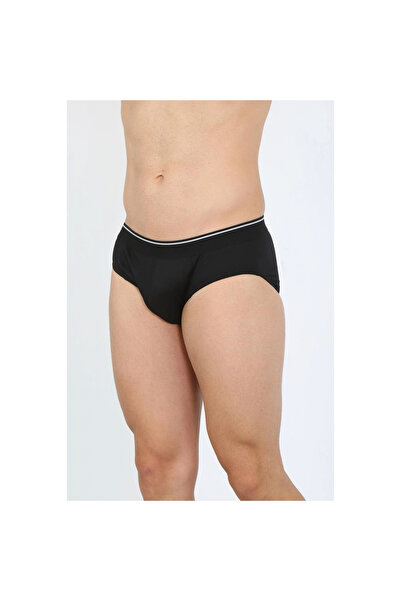 Narnuga MİRAY- سروال داخلي رجالي من القطن الليكرا باللون الأسود