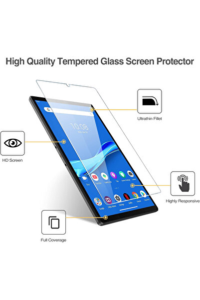Generic Tempered Glass Screen Protector for Lenovo Tab M10 Full Coverage & HD...