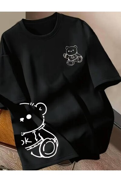 AZIZI TEKSTIL Tricou unisex cu design imprimat pe față