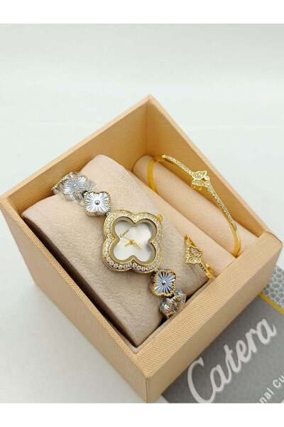 Catery KATIRA Women's Wrist Watch Gift Set - Waterproof with Elegant Packaging