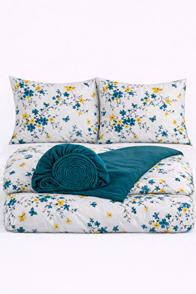 İQON Еластично прилепващо чаршафче за двойно легло Jngle Ptrl-243 Otlt