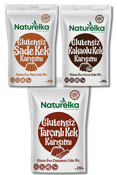 Naturelka Glutensiz Kek Paketi (3'lü)